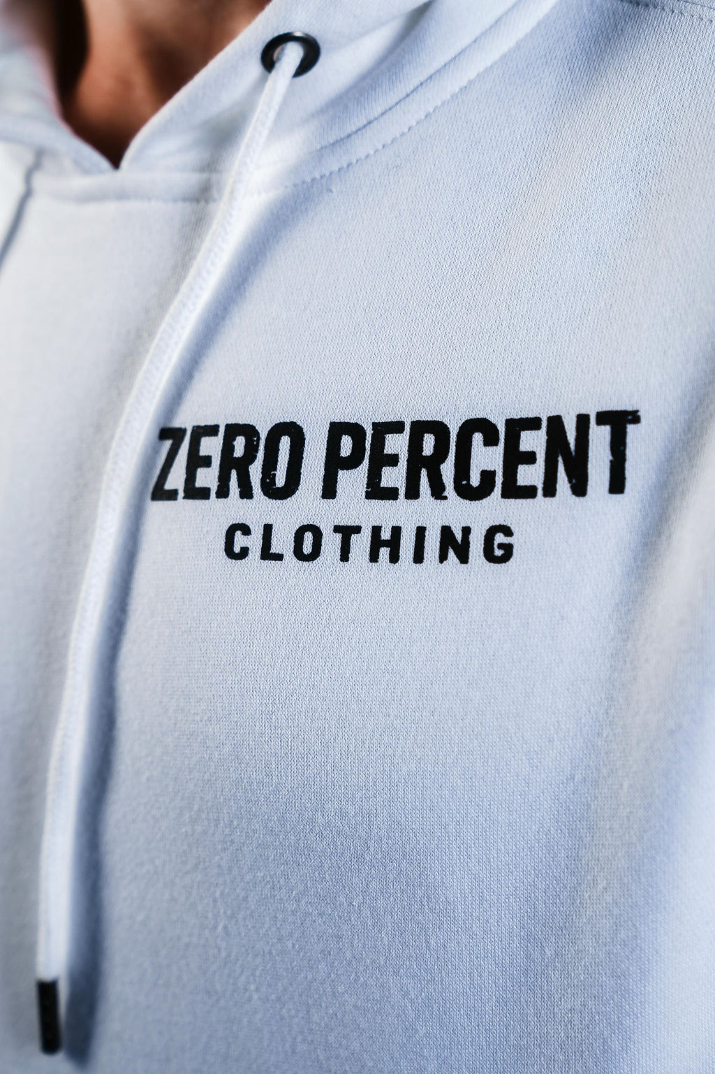 Zero Percent Hoodie White