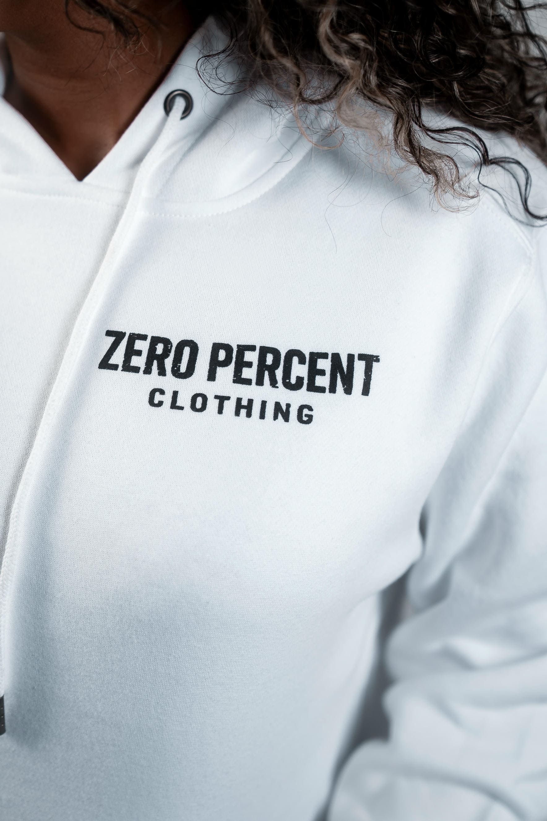 Zero Percent Hoodie White